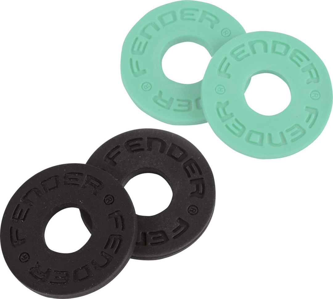 Fender Strap Blocks 4-Pack Black & Surf Green