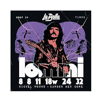 La Bella Tony Iommi TI832 Signature Set Electric Strings 8-32