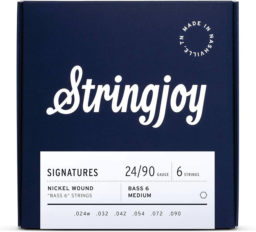 Stringjoy Signatures Bass VI Med Gauge 24-90 Nickel Wound