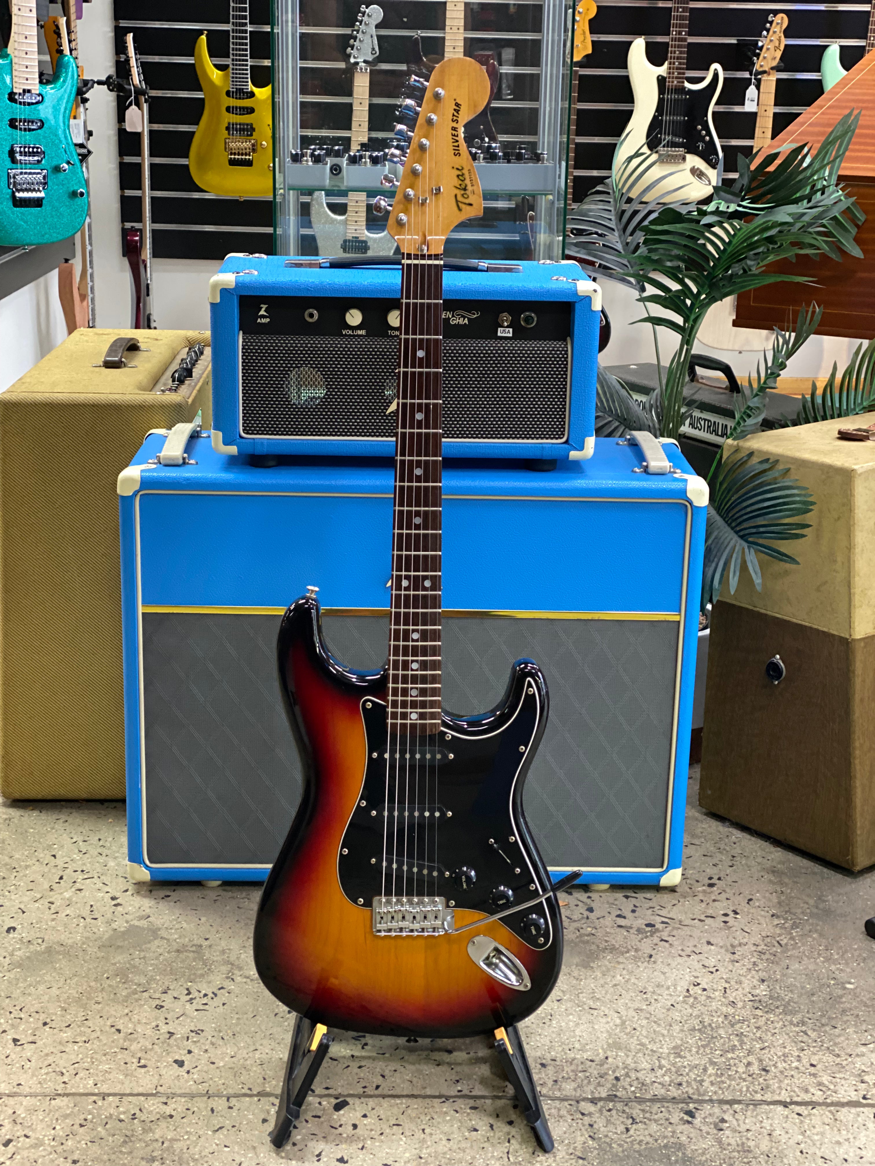 Tokai 1983 Silver Star Strat 70's style Sunburst w/bag ***Pre Loved*** –  A&B Musical Instruments