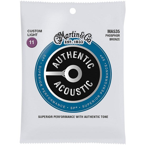 Martin SP Authentic Phosphor Bronze Custom Light 11-52