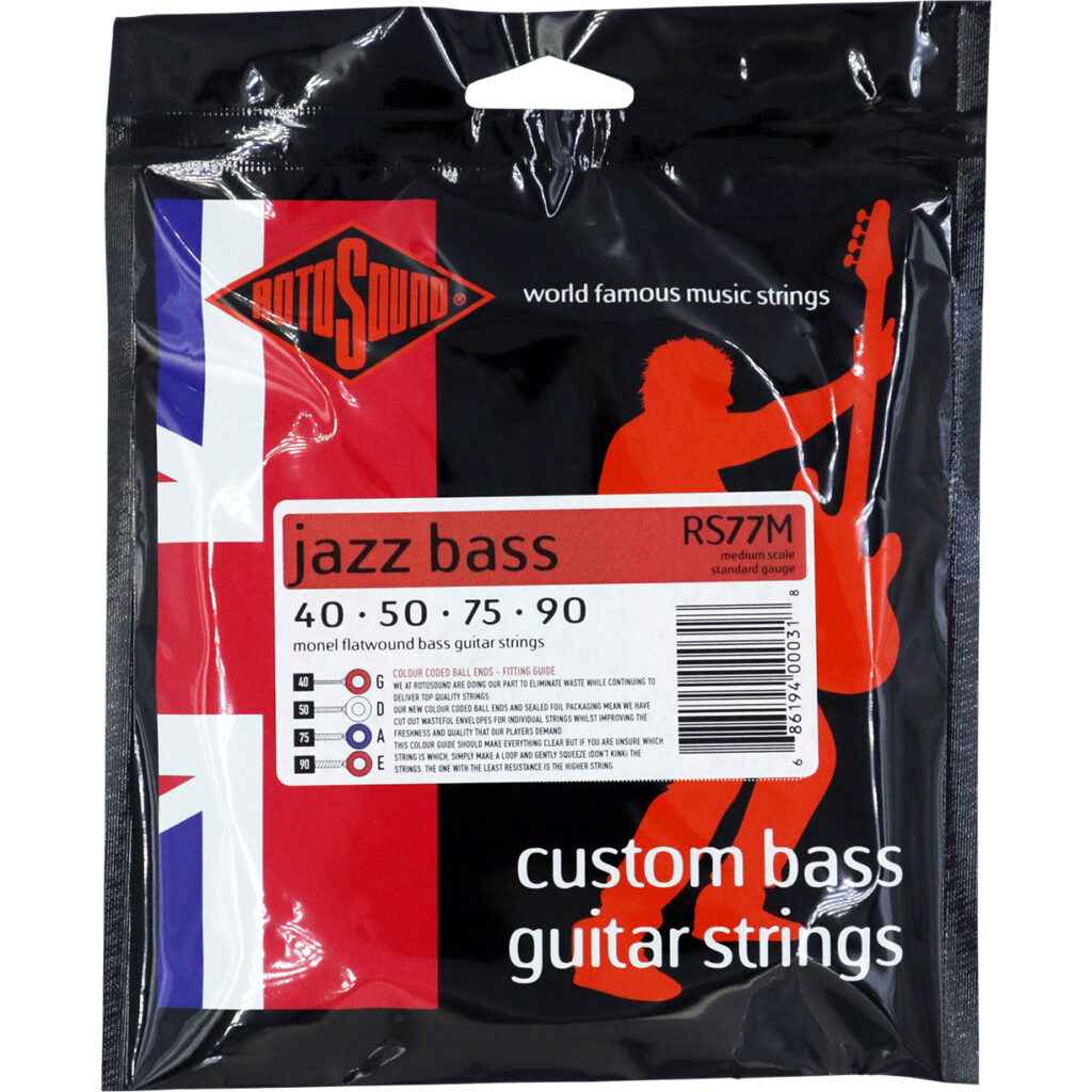 Rotosound RS77M Jazz Bass 77 Medium Scale 40-90 Monel