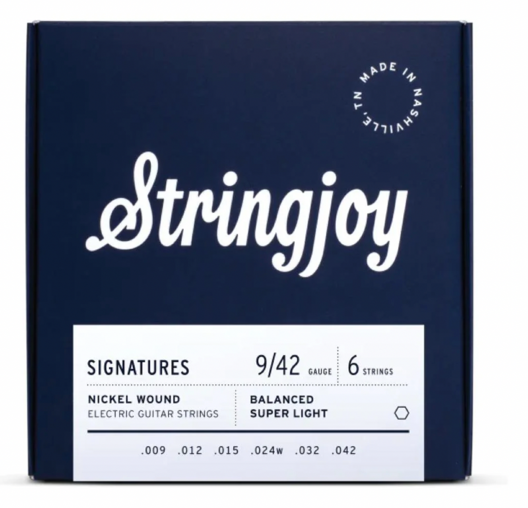 Stringjoy Signatures Balanced Super Light (9-42) Nickel Wound Electric Strings