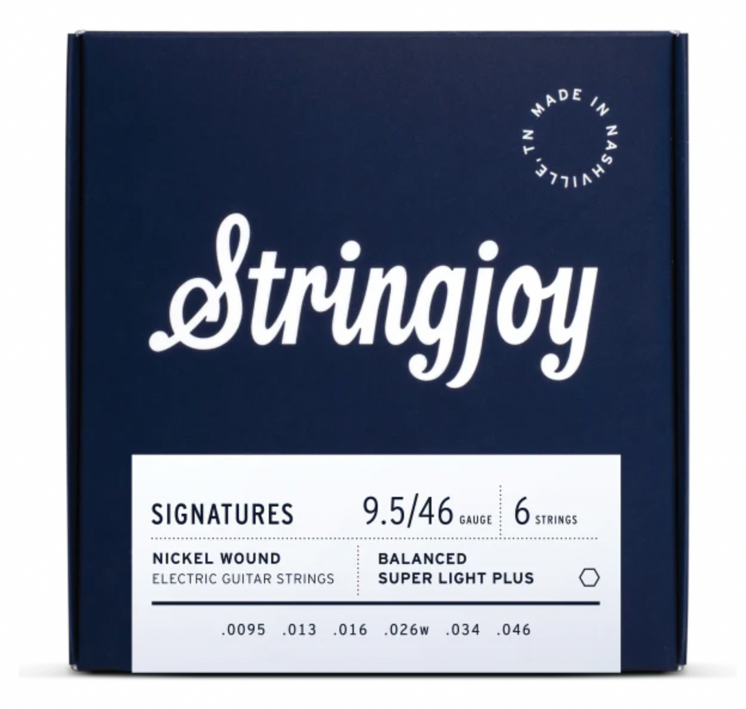 Stringjoy Signatures Super Light Plus Gauge (9.5-46) Nickel Wound Electric Strings
