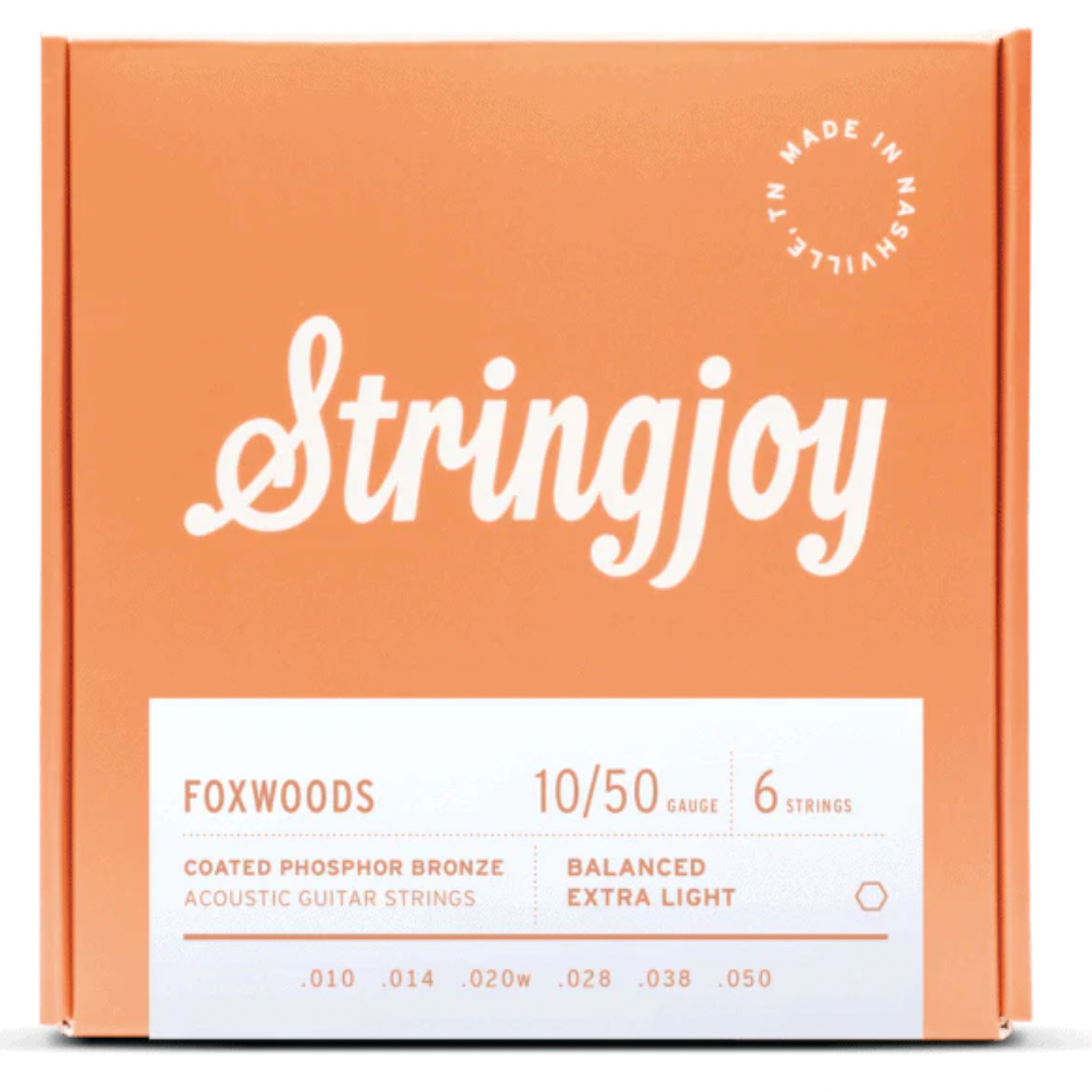Stringjoy Foxwoods Extra light (10-50) Coated Phos Bronze Acoustic Strings