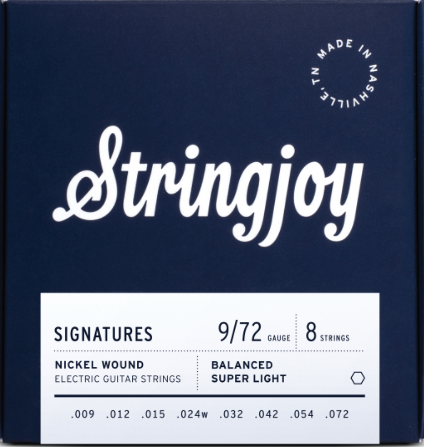 Stringjoy Signatures 8 string set (9-72) Electric Strings