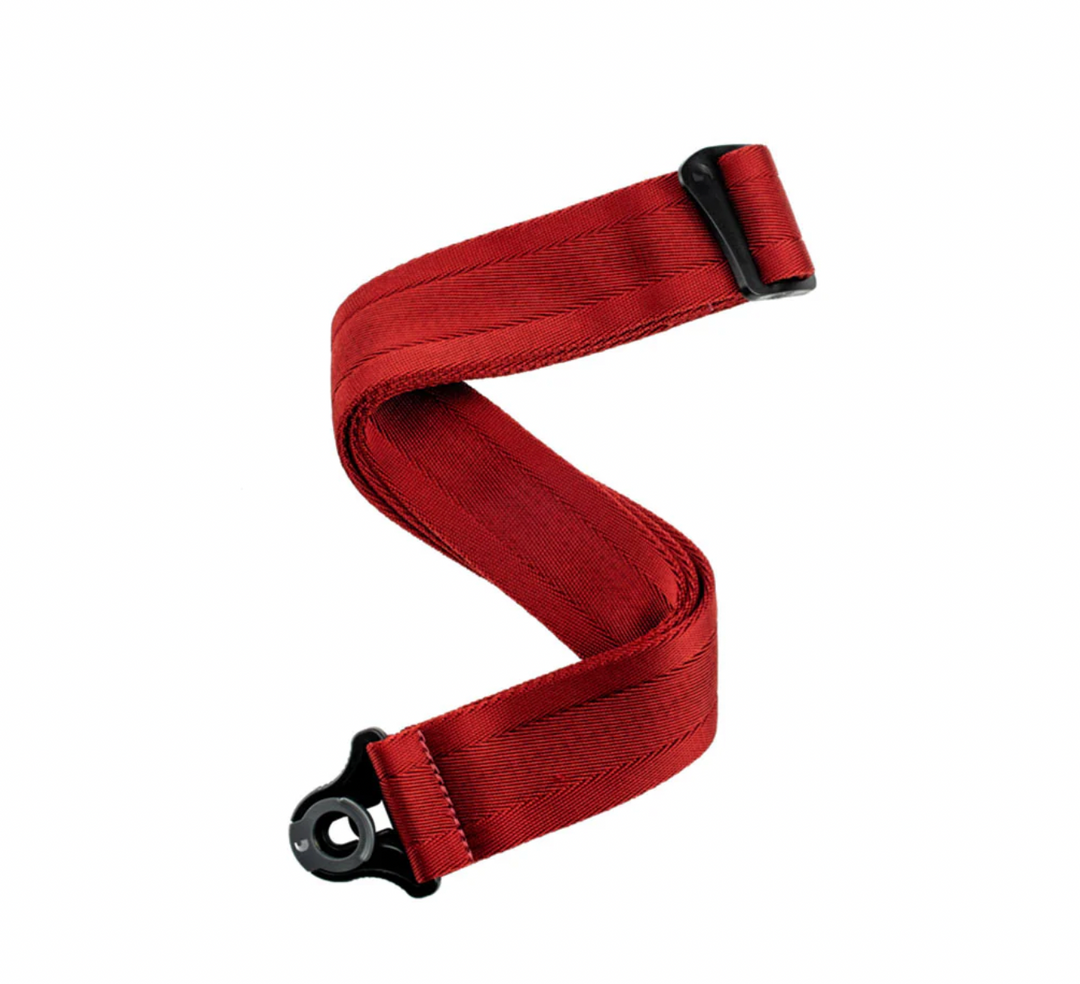 Daddario 50mm auto lock Guitar Strap | Blood Red