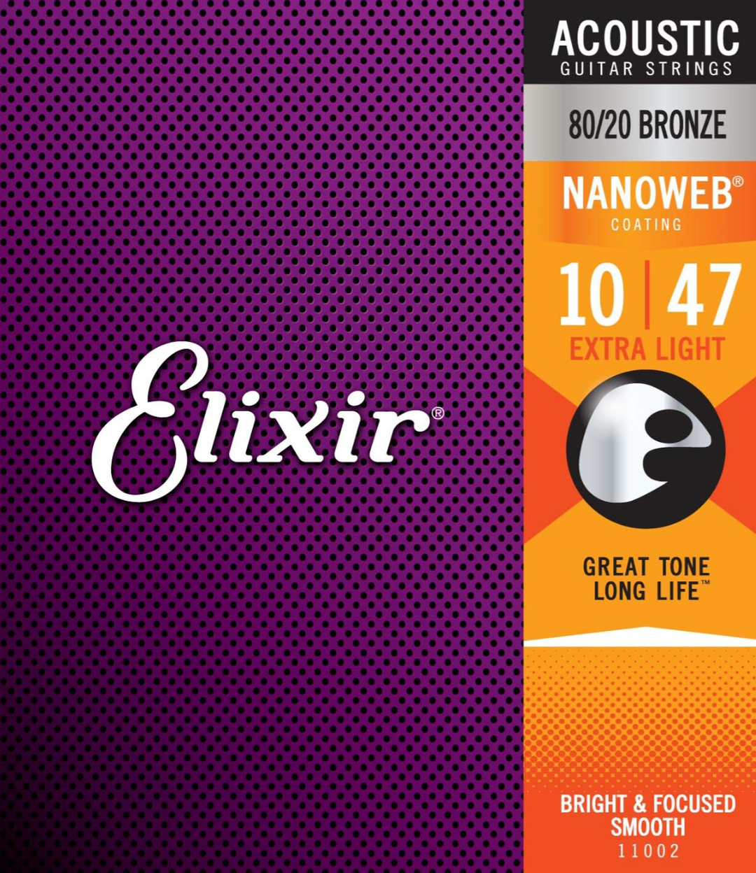 Elixir 11002 Nanoweb 80/20 Extra Light 10 - 47