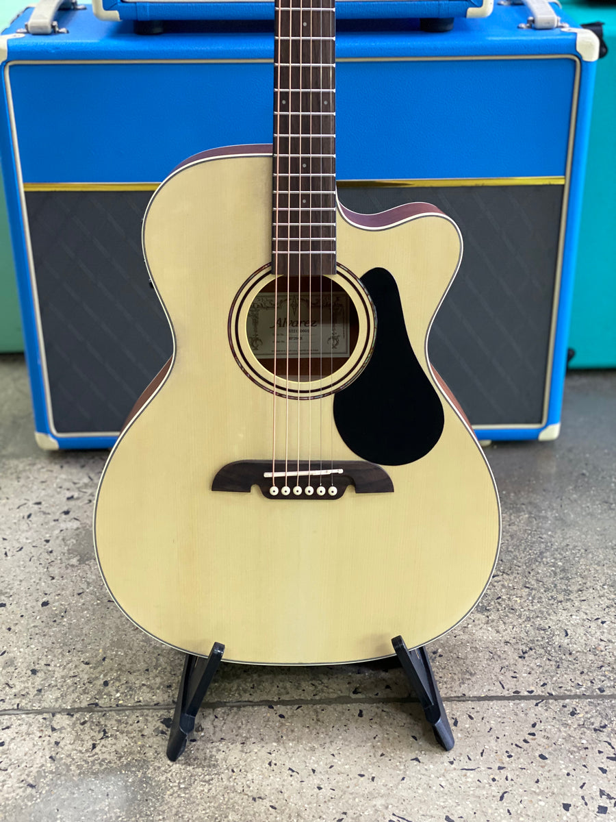 Used] Alvarez Rf26ce Om Folk Acoustic-electric Guitar, 47% Off