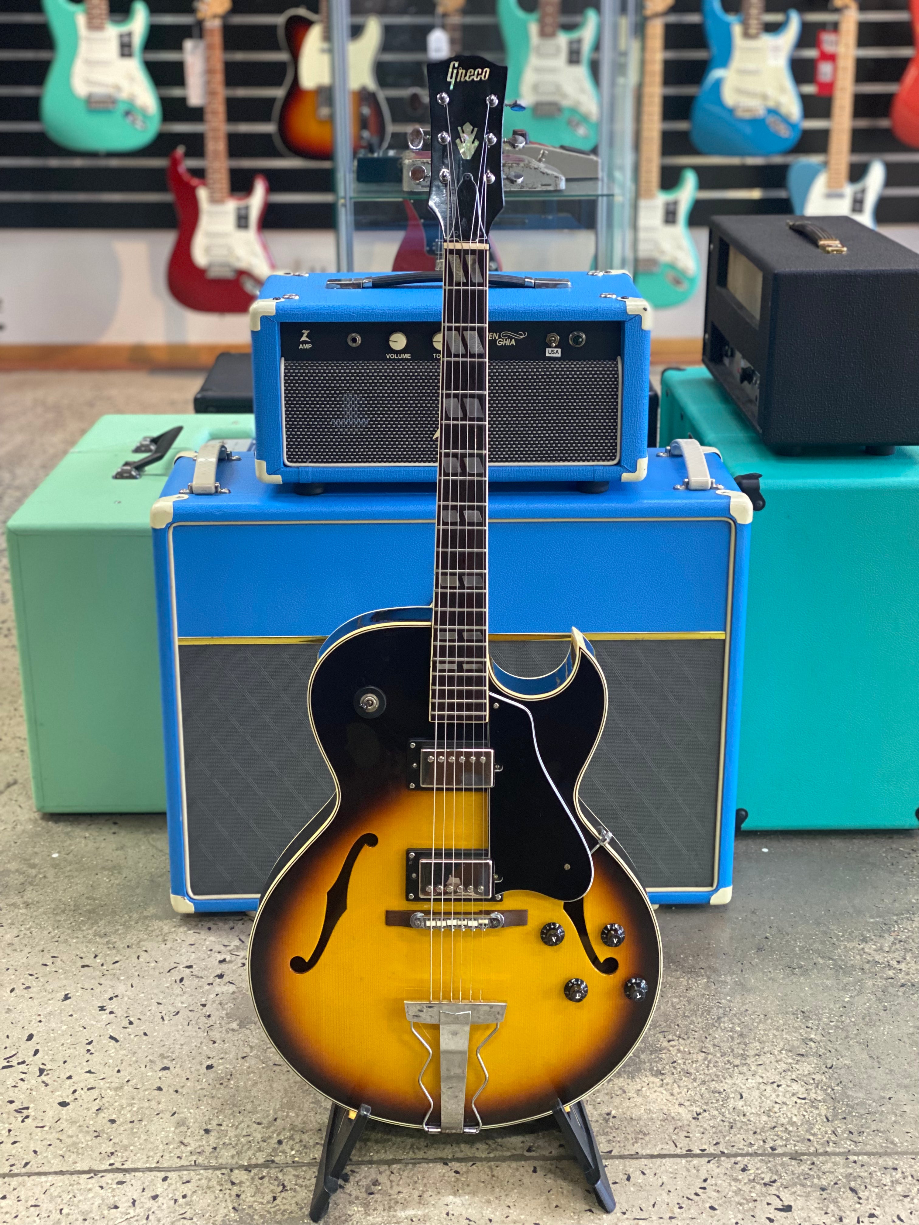 Greco Made in Japan '69-73 45S ES-175 Style w/case ***Pre Loved*** – A&B  Musical Instruments