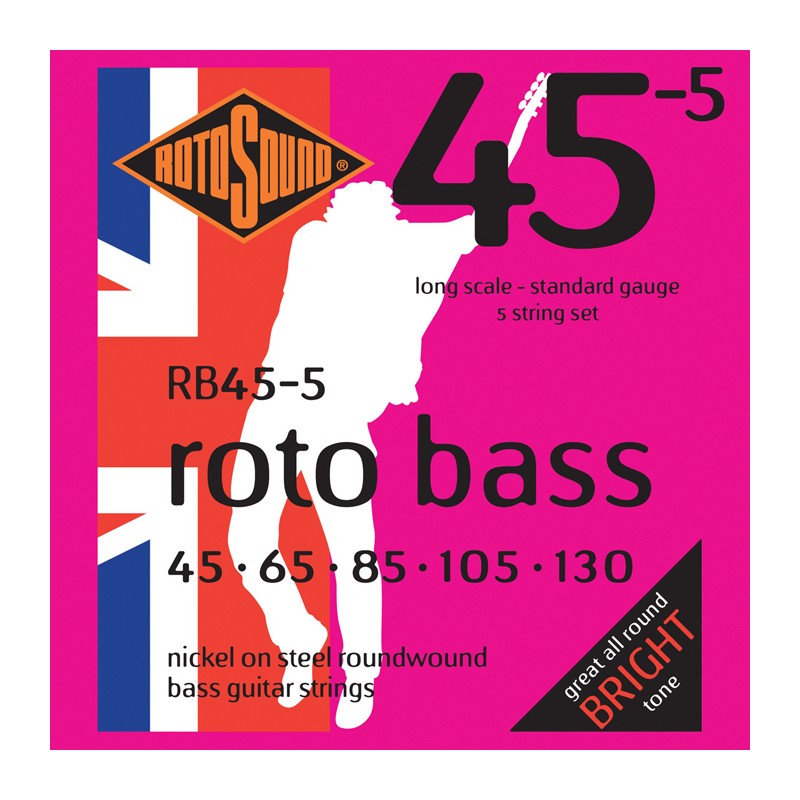 Rotosound RB455 Rotobass 5 String Standard 45 -105