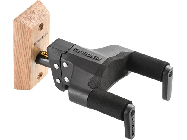 HERCULES GSP38WBPLUS: Wood Block Wall Guitar Hanger (MC24)