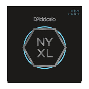 D'addario NYXL Electric Guitar string set 11-52 Nickel Wound Medium/Heavy