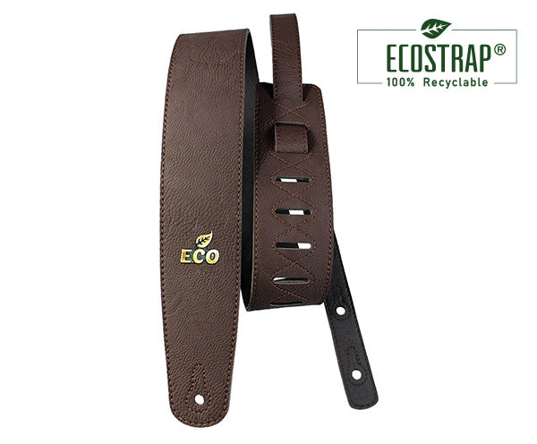 EcoStrap Guitar Strap - 100% Vegan Brown