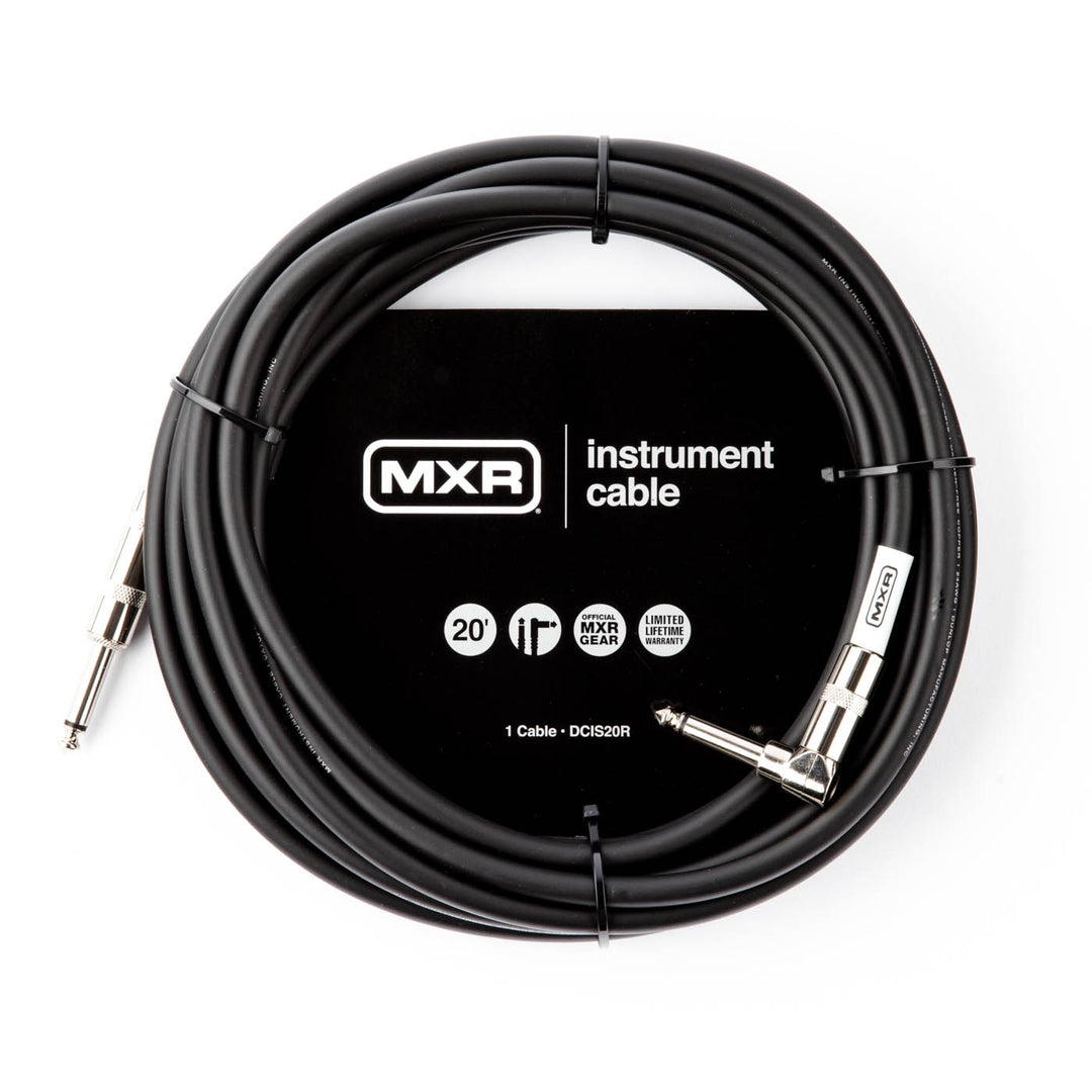 MXR 20ft Instrument cable Right Angle
