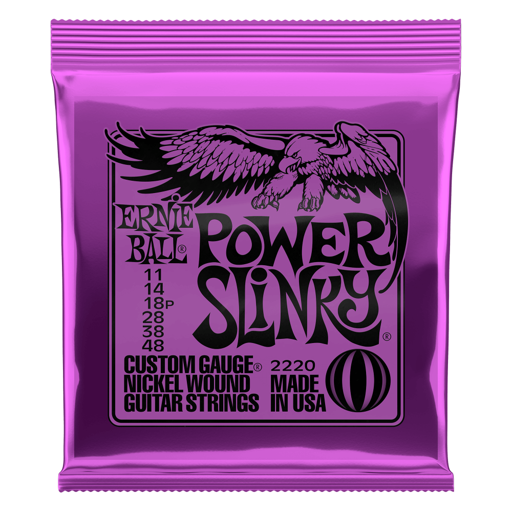 Ernie Ball Power Slinkys 11-48 Electric Guitar Strings | 2220