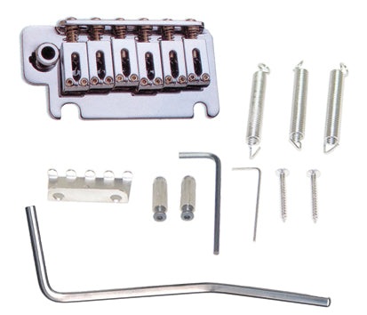 BRIDGE/TREMOLO UNIT CAST SADDLES CHROME