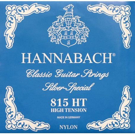 HANNABACH E815 HT CLASSICAL SET-SILVER SPECIAL - BLUE HIGH TENSION