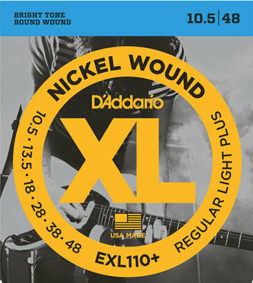 Daddario EXL110+ Electric Guitar String Set 10.5/48 NW Regular Light Plus