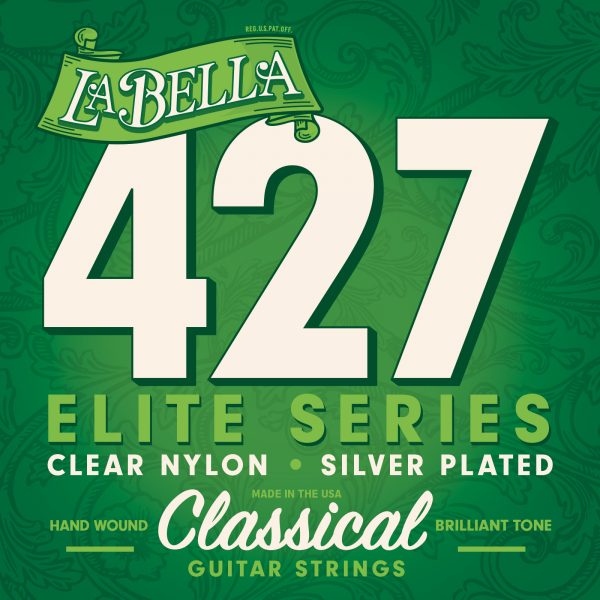 La Bella Classical 427 Elite - Clear Nylon Silver-Plated