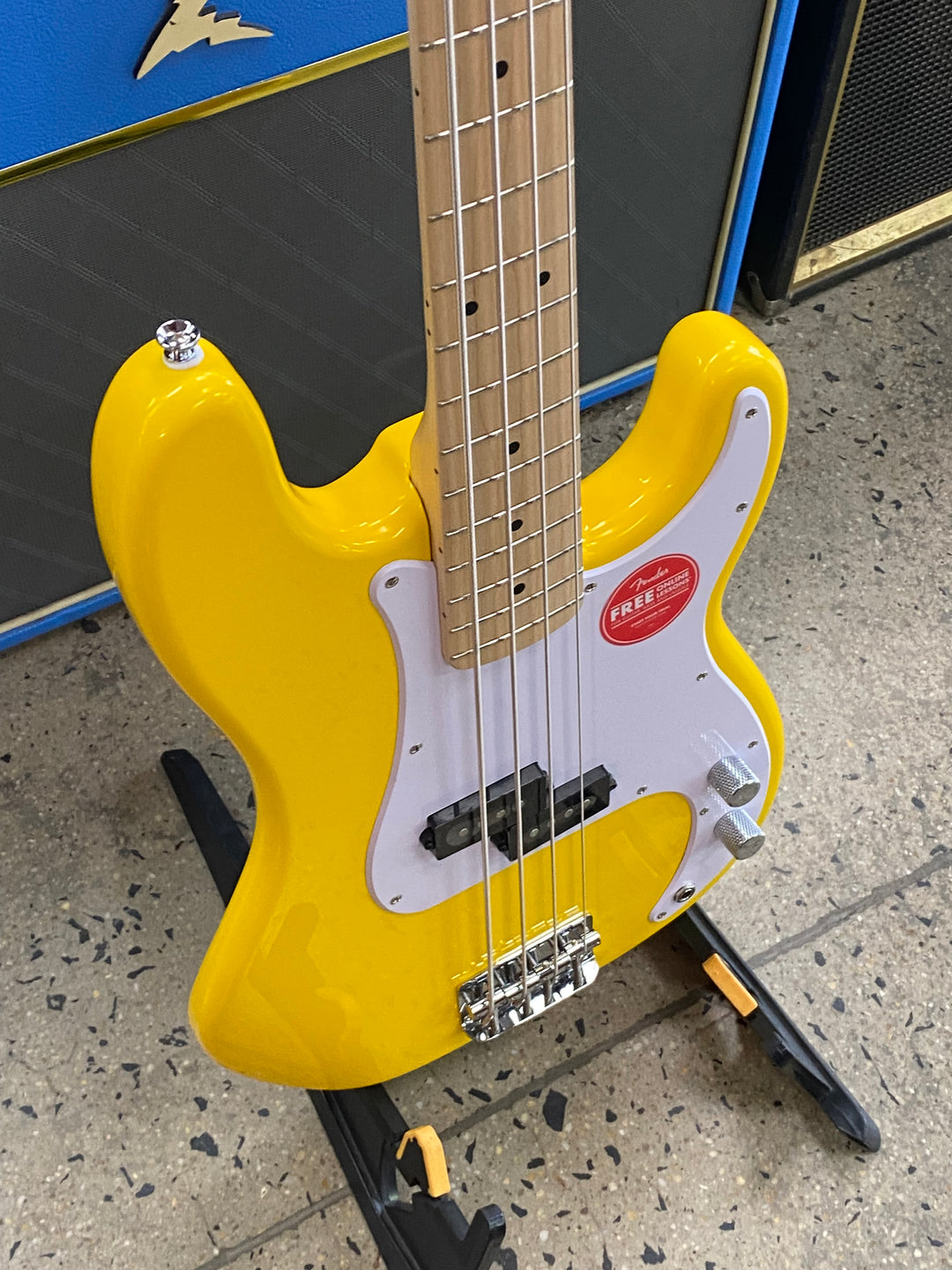 Squier FSR Sonic P Bass | Graffiti Yellow