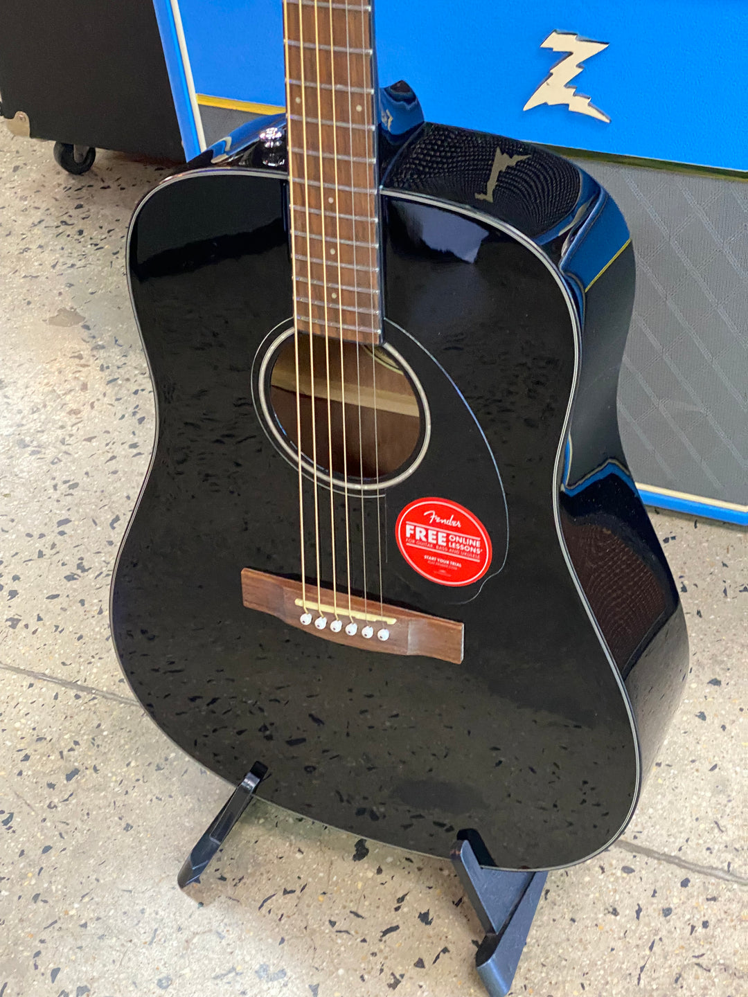 Fender CD-60S Dreadnought Acoustic | Black