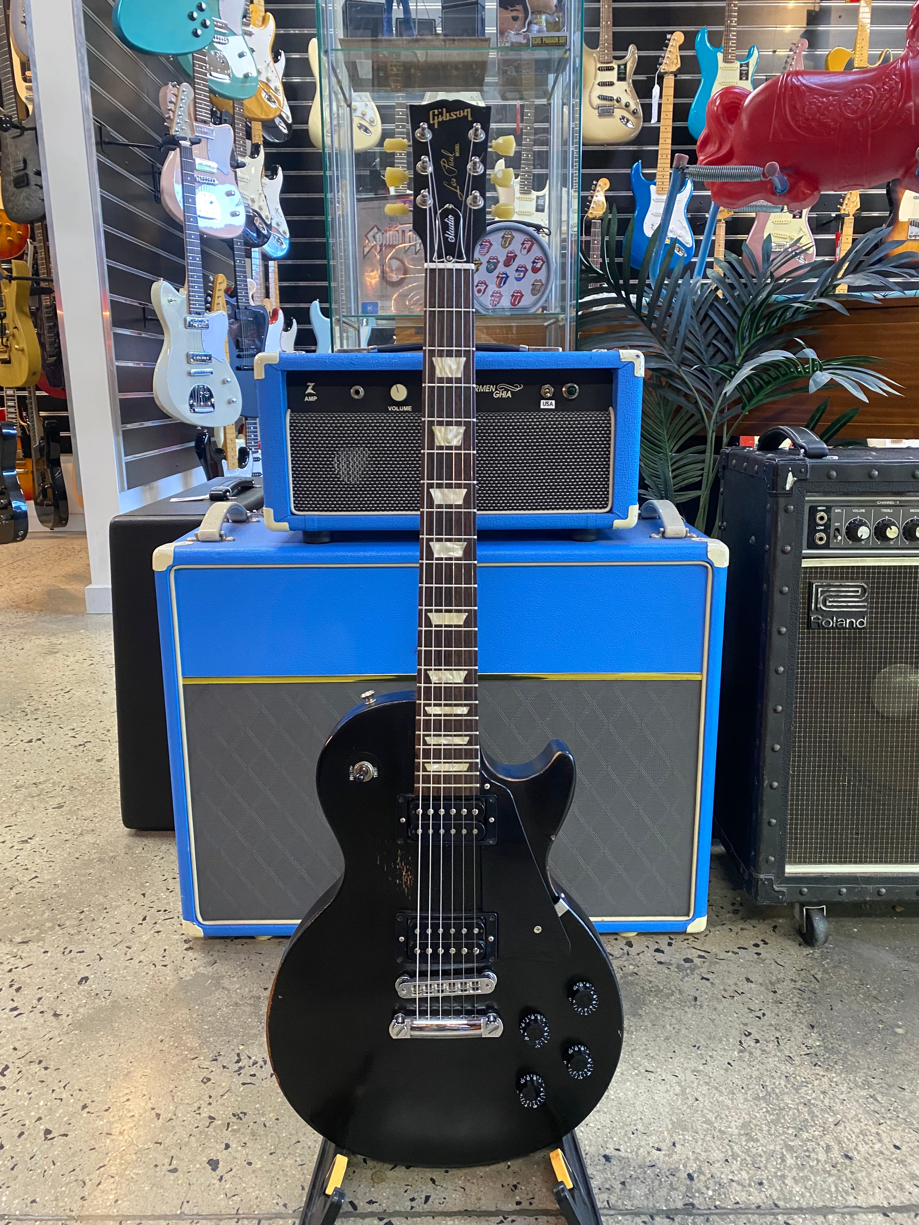 Gibson USA 2010 Les Paul Studio Black Satin w/case ***Pre