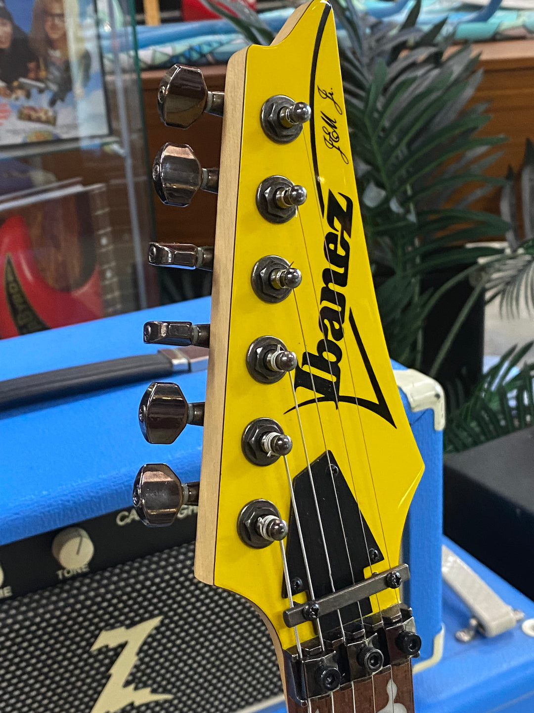 Ibanez JEMJRSP YE Premium Steve Vai Electric Guitar Yellow ***Pre Loved***