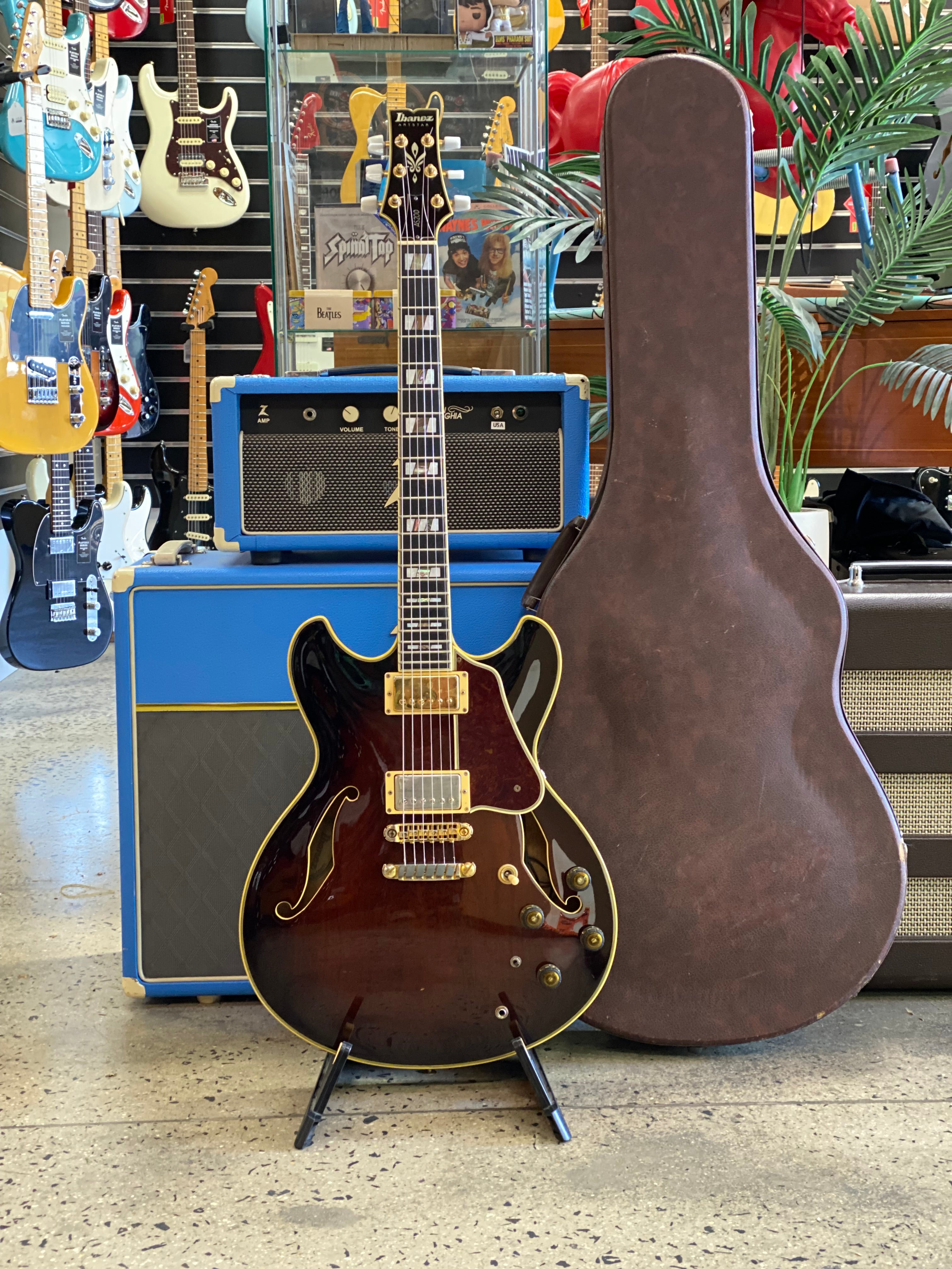 Ibanez 1993 AS-200 Artstar Semi Hollow Electric w/case | Tobacco