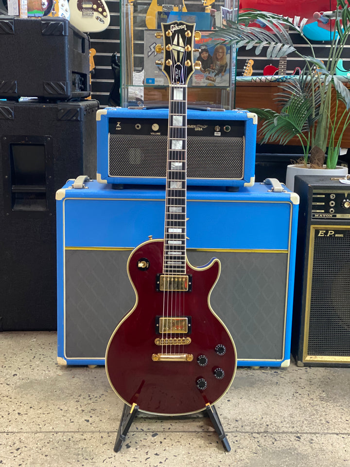 Gibson 1984 Les Paul Custom *modded* w/case | Wine Red **pre loved**