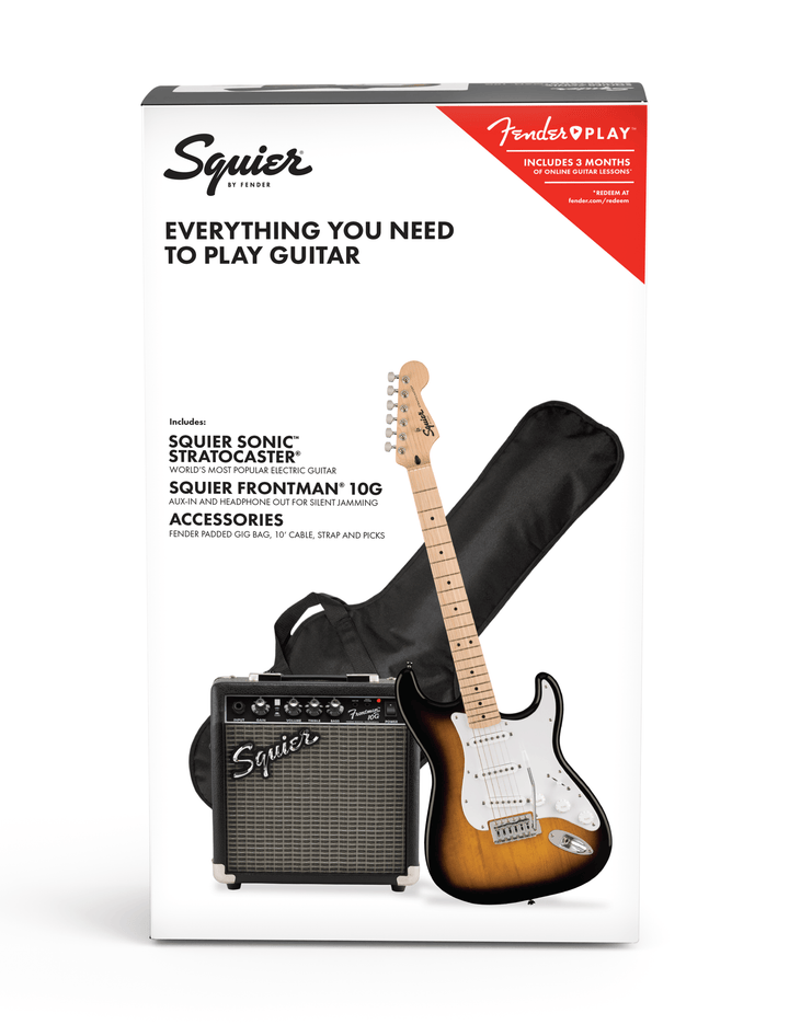 Squier Sonic Stratocaster Pack | Sunburst