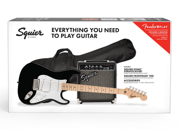 Squier Sonic Stratocaster Pack | Black