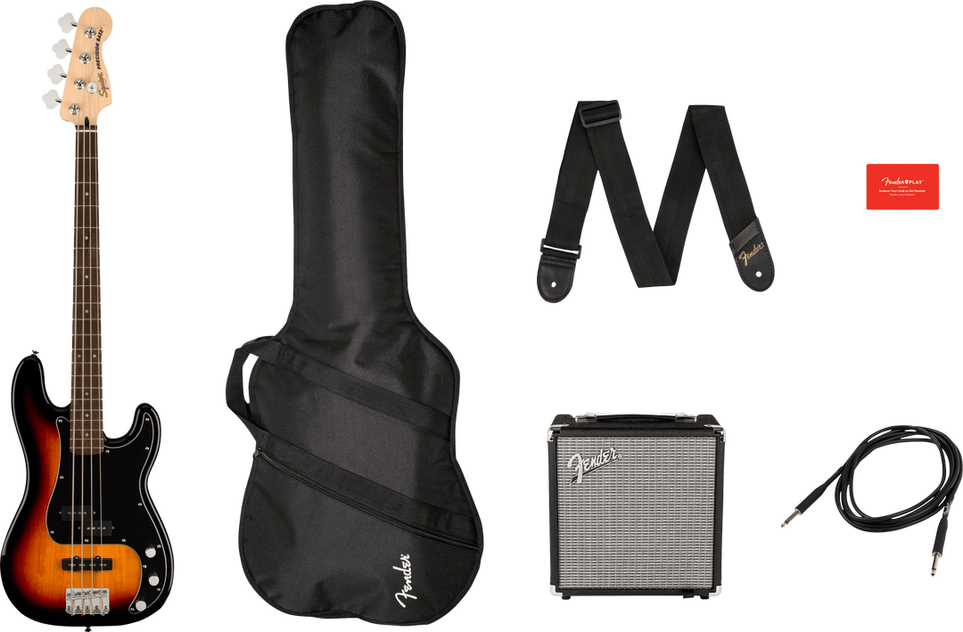 Squier Affinity Series Precision Bass PJ Pack Laurel Fi