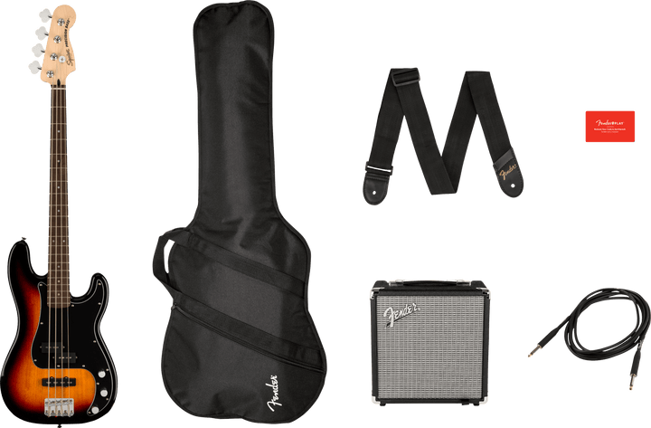 Squier Affinity Series Precision Bass PJ Pack Laurel Fi