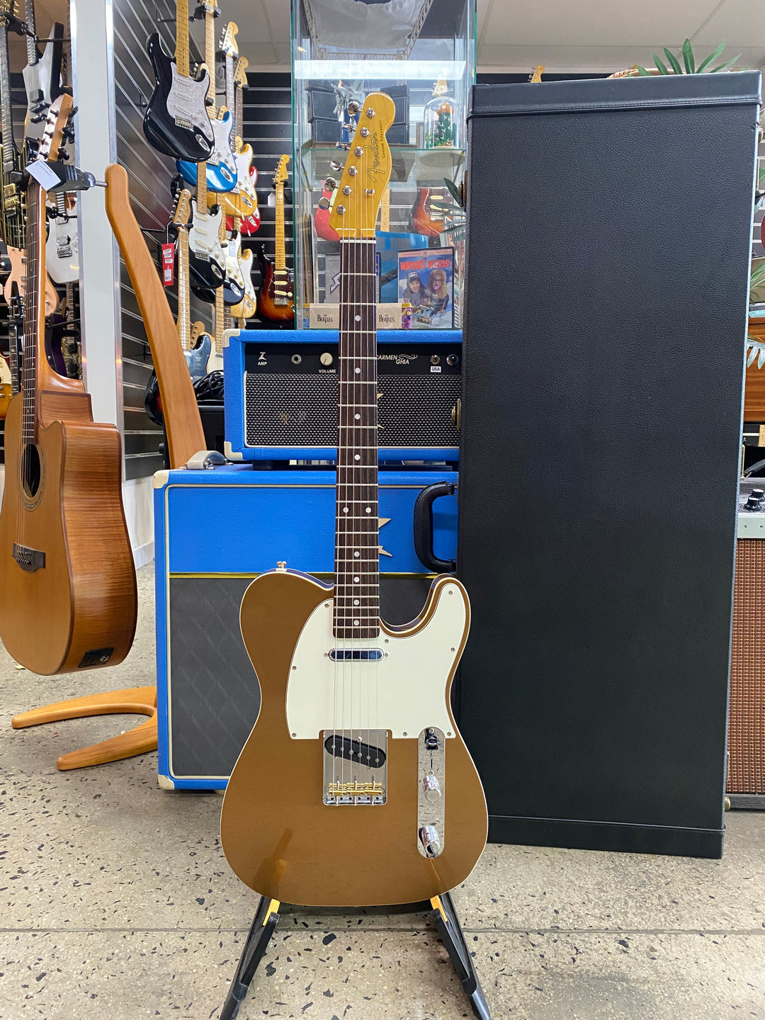 Fender 2022 MIJ JV Modified 60s Custom Telecaster RW Firemist Gold w/case ***Pre Loved***