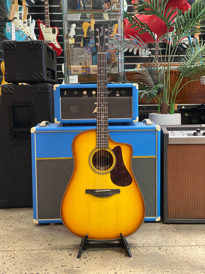 Fenech Guitars True Tone D78 Cutaway Acoustic | Burst