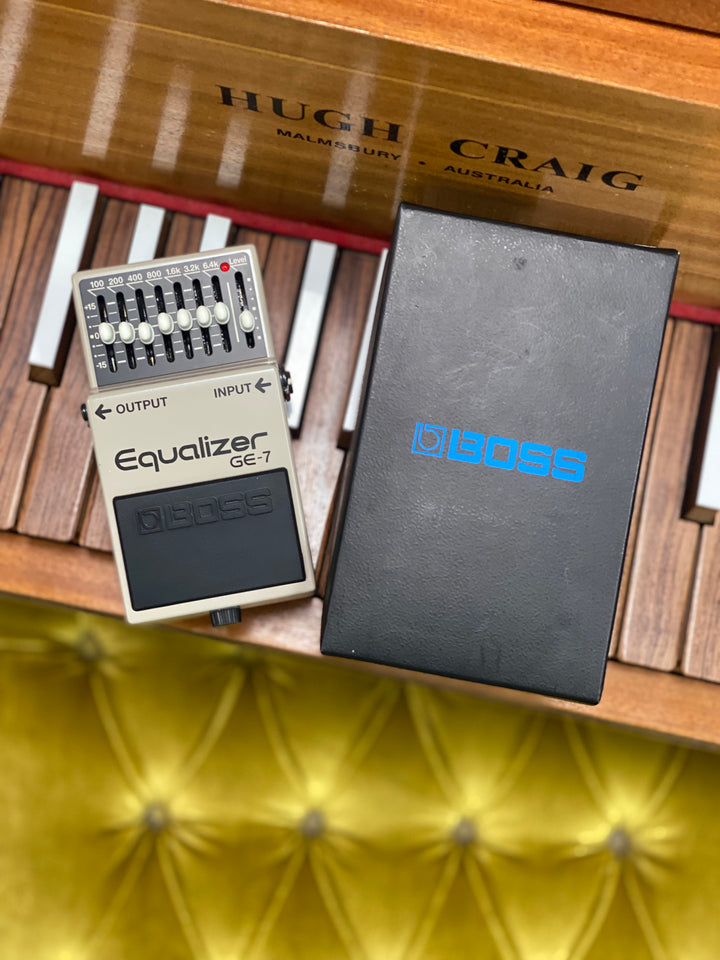 Boss GE-7 Equalizer Pedal wbox ***pre loved***