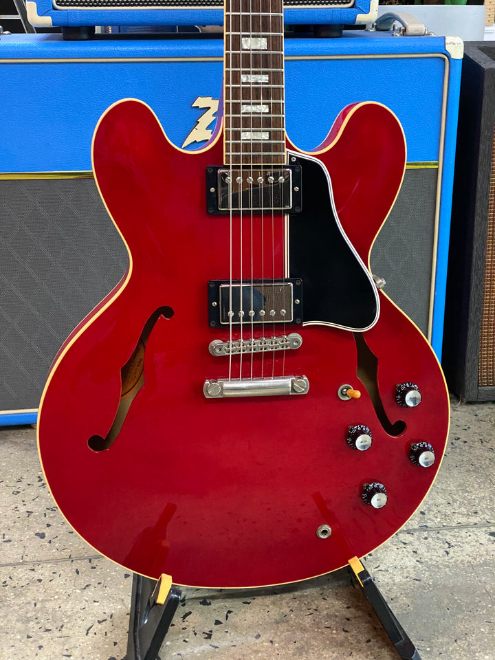 Gibson 2009 Custom Shop Historic '63 ES-335 Reissue Block w/case | Cherry Red ***Pre Loved***