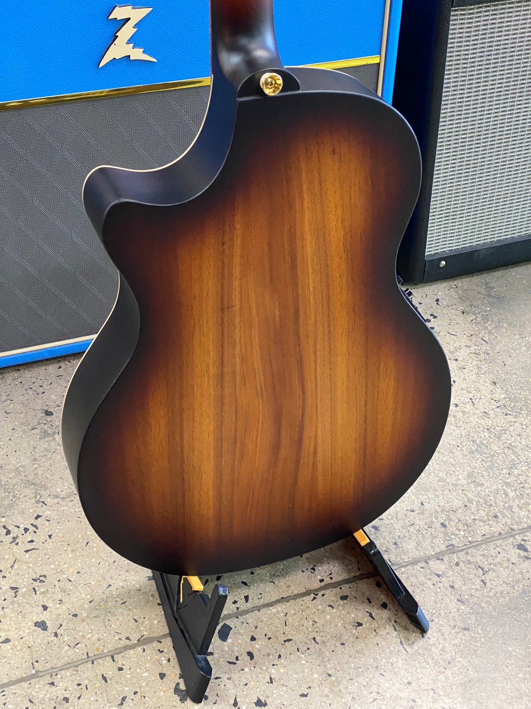 Cole Clark True Hybrid Thinline TL2EC Blackwood HSS Sunburst