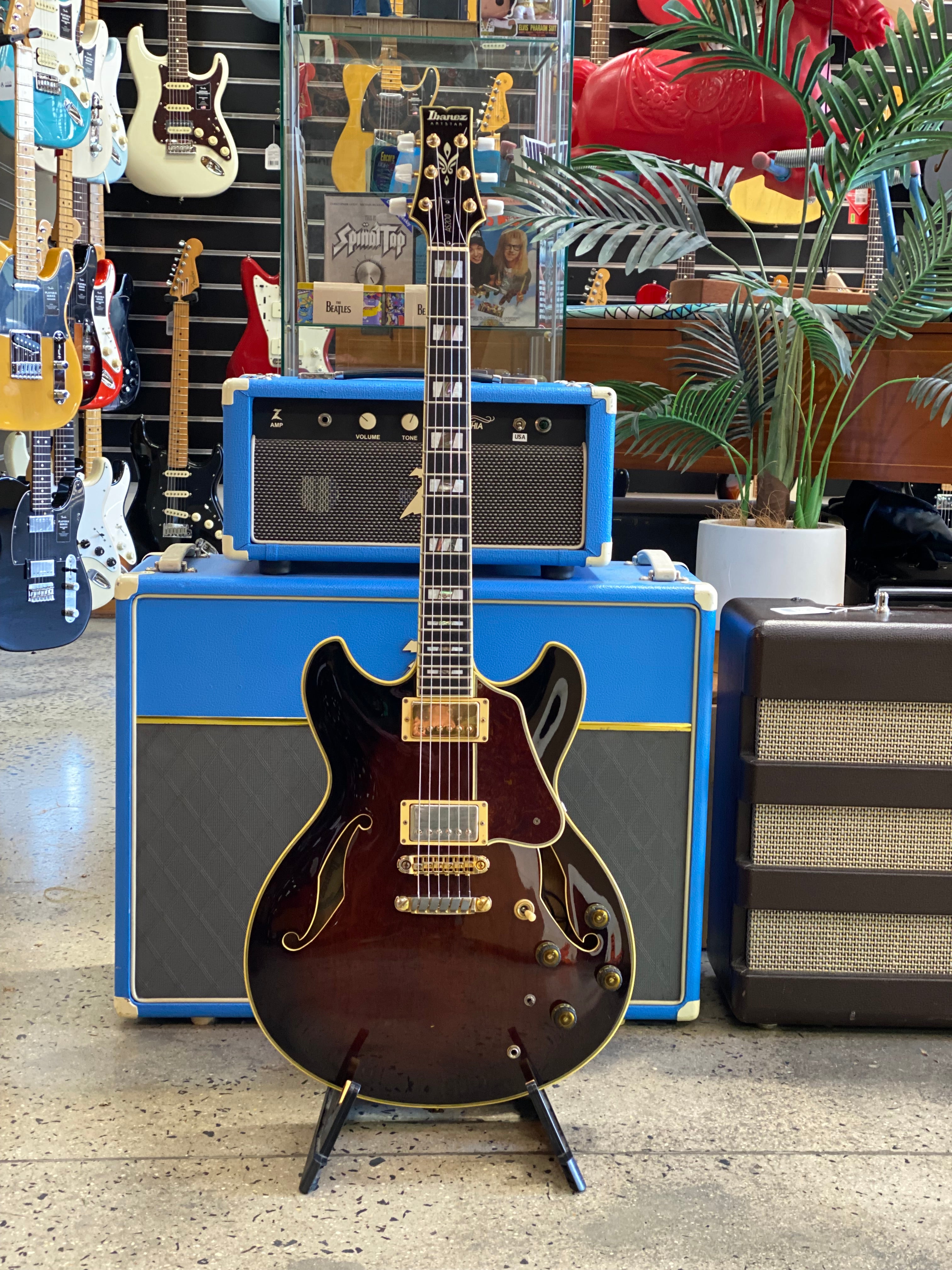 Ibanez 1993 AS-200 Artstar Semi Hollow Electric w/case | Tobacco