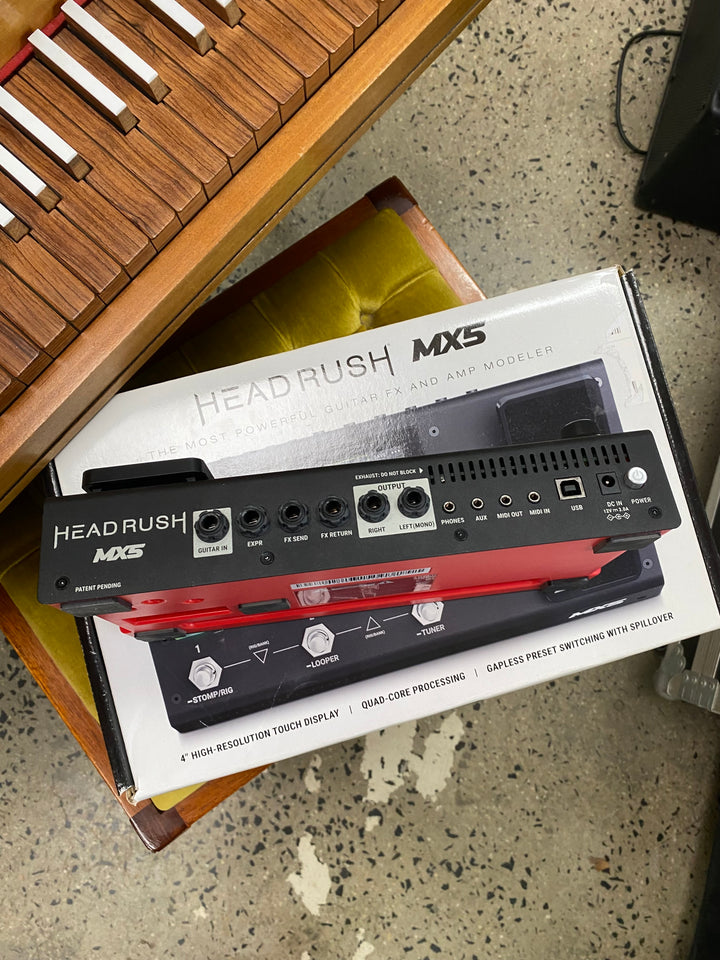 HeadRush MX5 Compact Guitar FX  Amp Modelling Processor W/box ***Pre Loved***