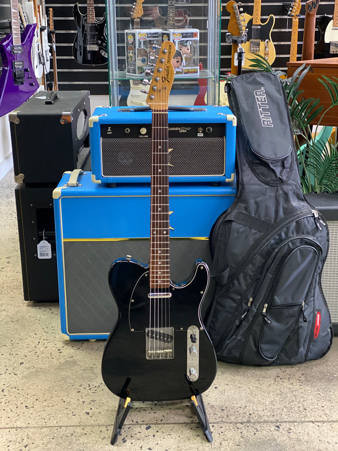 Fender MIJ TL72 E Series '84-87 Telecaster Black W/bag ***Pre Loved***