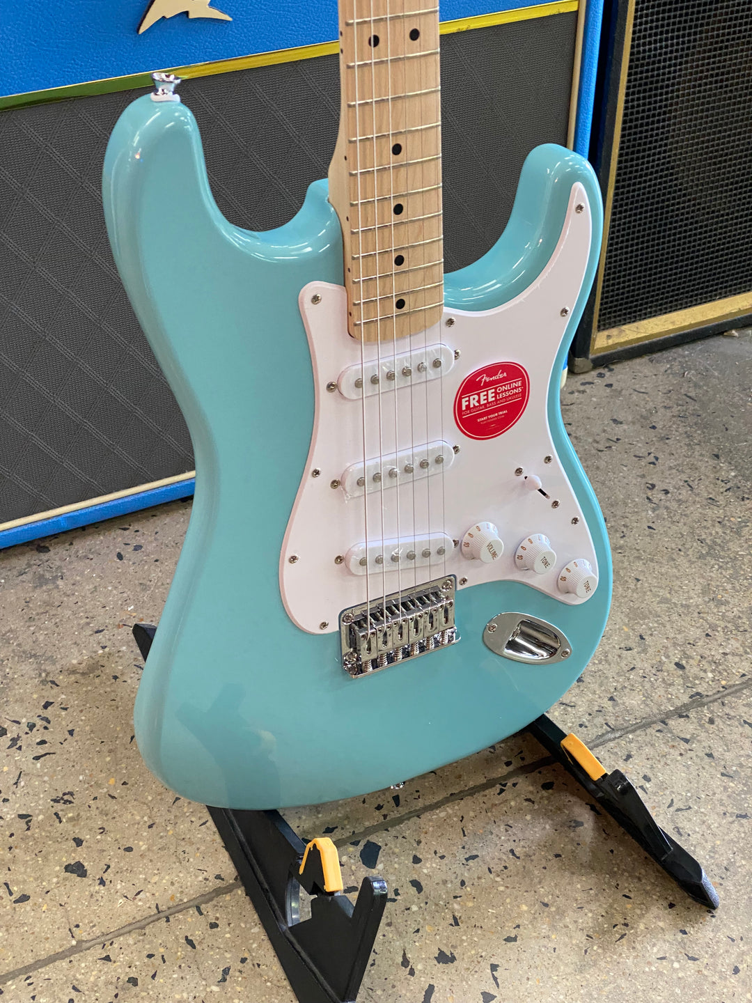 Squier FSR Sonic Strat HT | Tropical Turquoise