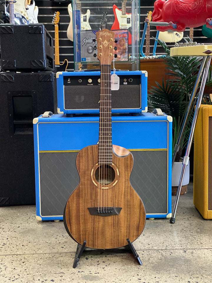 Washburn Acousitc G-Mini Koa WCGM55K-D w/bag ***Pre Loved***