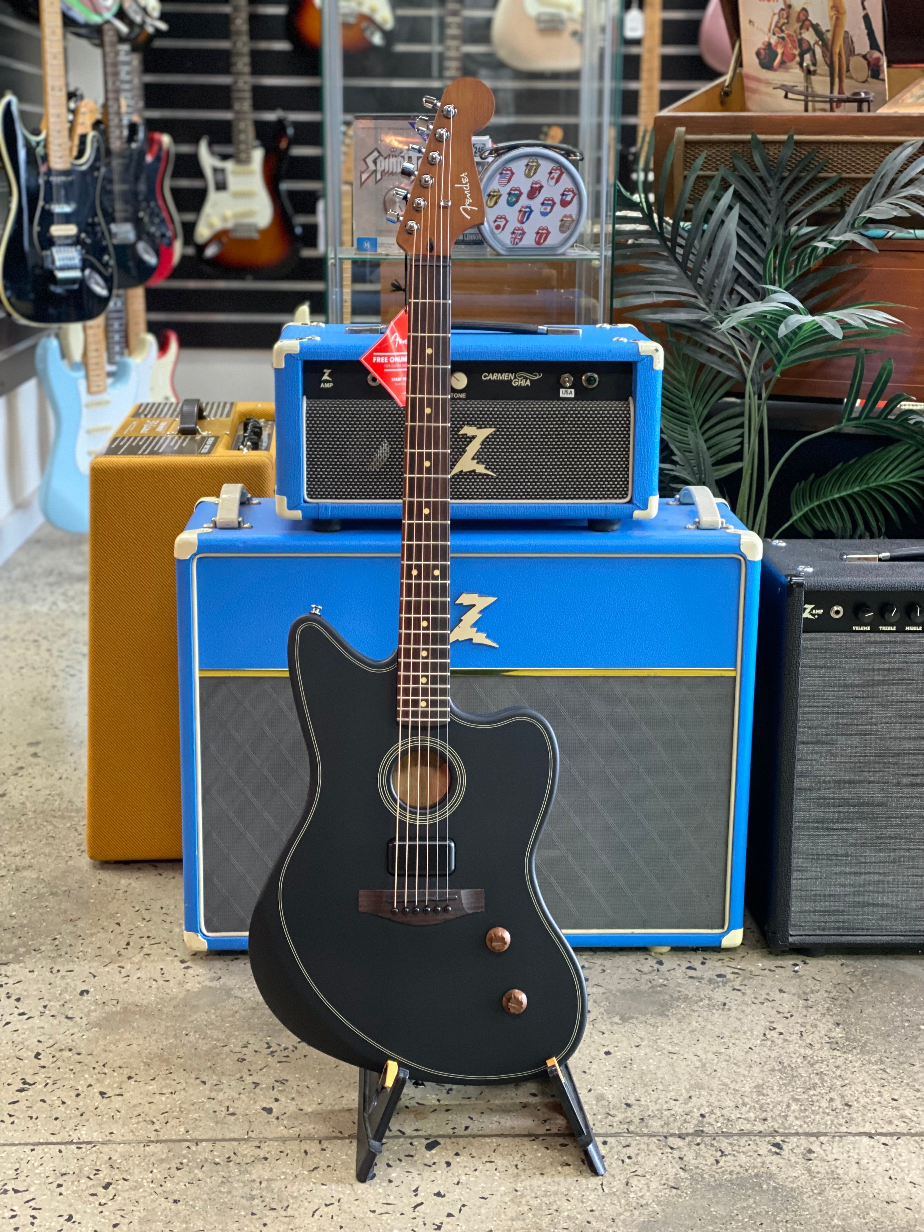 Fender Acoustasonic Standard Jazzmaster | Black – A&B