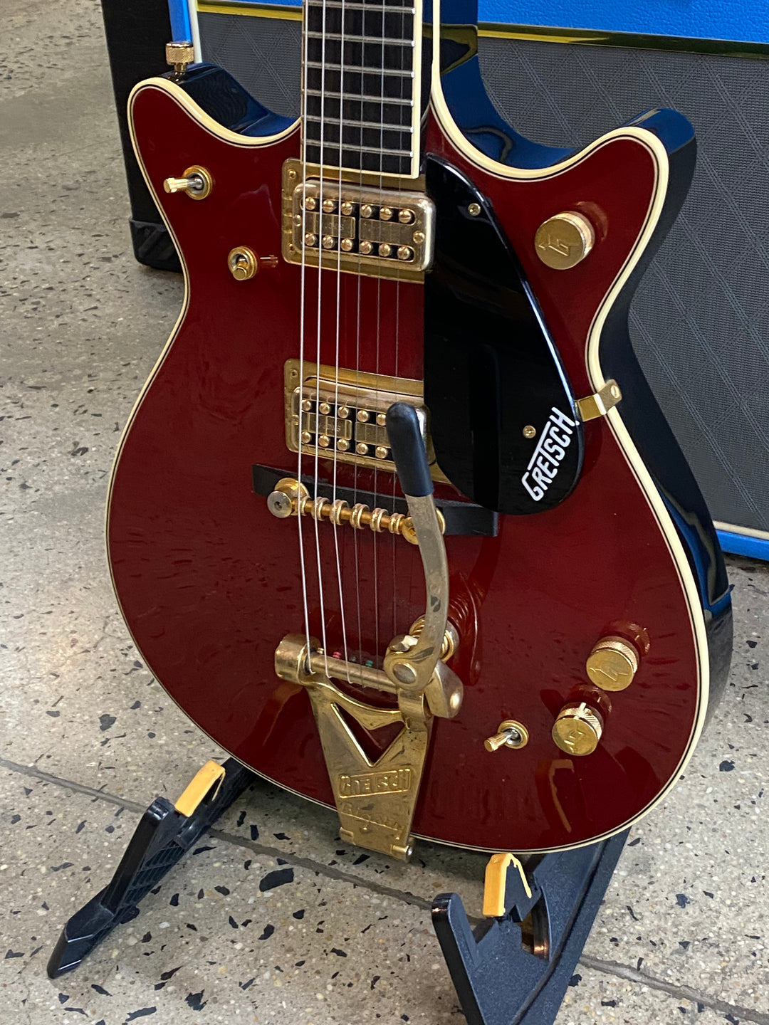 Gretsch Guitars 2017 G6131T-62 VS Jet w/case | Firebird Red **Pre Loved**