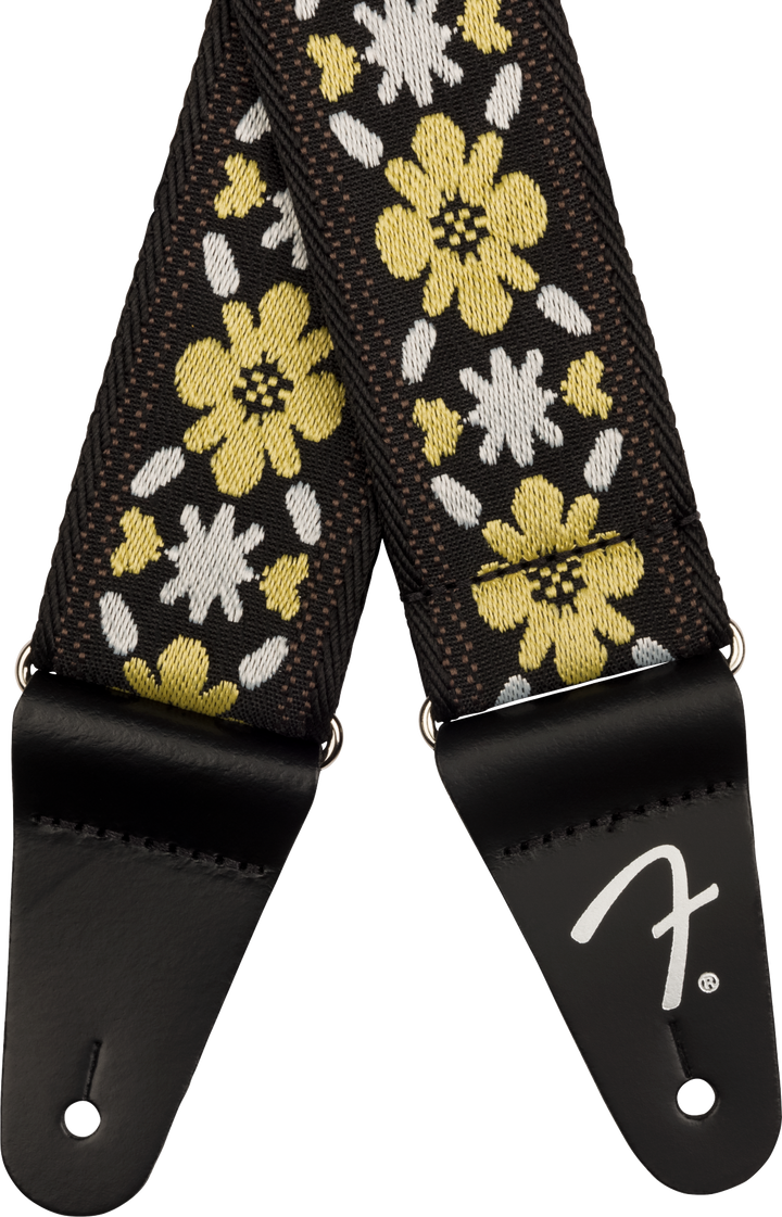 Fender Pasadena Woven Strap Yellow Clover