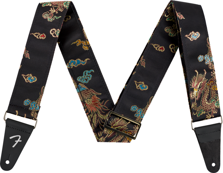 Fender Satin Dragon Strap | Black