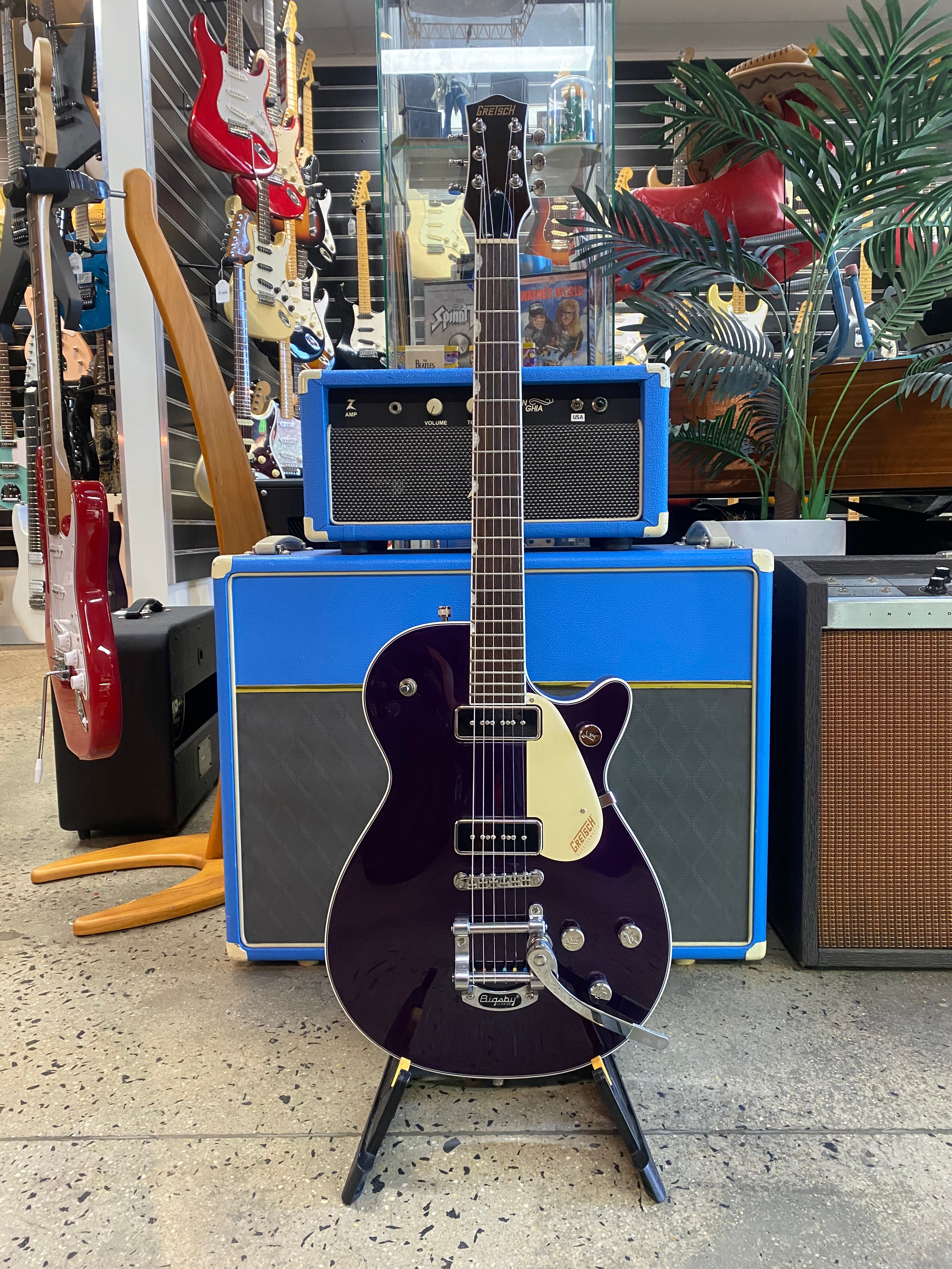 Gretsch G5210T-P90 Electromatic Jet Two 90 w Bigsby Amethyst Wbag