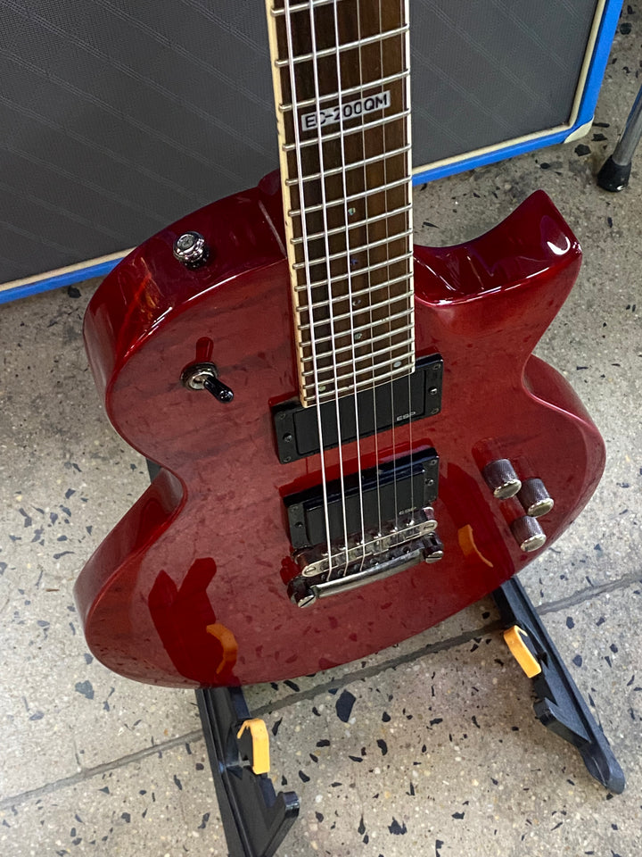 LTD Guitars EC-200QM Quilt Maple w/case | Black Cherry ***pre loved***
